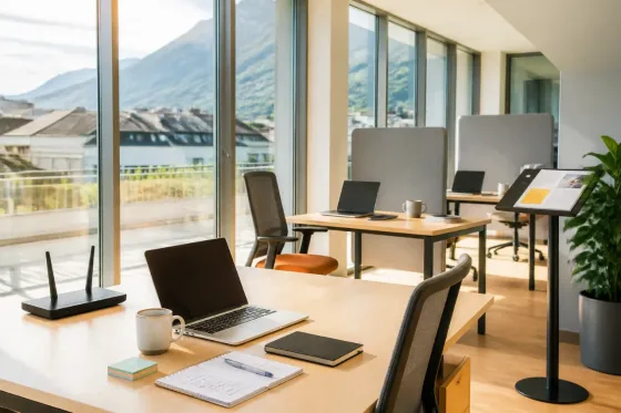 Drei kostenlose Coworking-Arbeitsplätze für Studierende in Bludenz