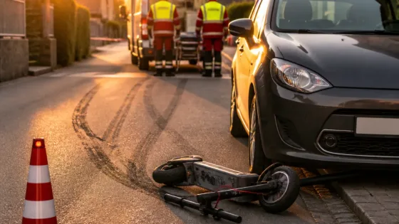 Jugendlicher bei Auffahrunfall in Bludenz verletzt – E‑Scooter war nicht zugelassen