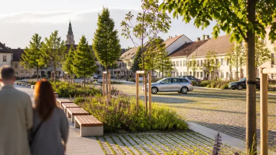 Langenlois erneuert Franziskanerplatz: Grün statt Asphalt für ein klimafitteres Zentrum