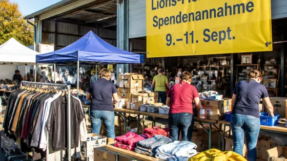 Lions-Flohmarkt in Leibnitz: Spendenannahme im September zugunsten lokaler Soforthilfe