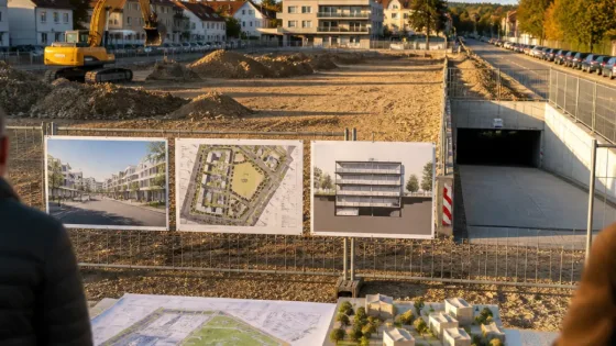 Neuer Anlauf für Pucher-Areal: Wohnungen, Tiefgarage und Sicherheitskomplex geplant