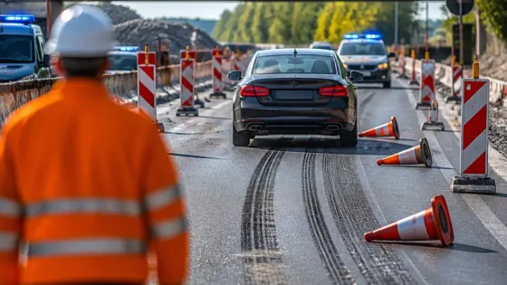 Prozess in Wels: Angeklagter nach riskanter Fahrt auf Baustelle wegen Mordversuchs angeklagt