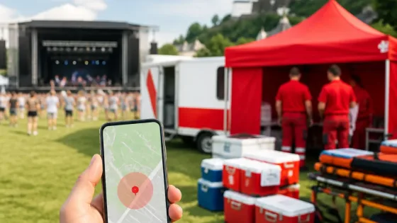 Rotes Kreuz zieht Bilanz: 700 Einsätze beim Electric Love, neue Notfall‑App erprobt