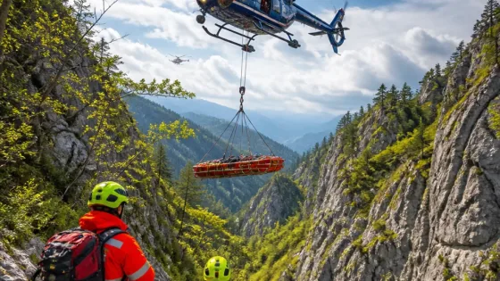 Schwerer Alpinunfall in den Ötschergräben: 19-Jähriger nach 30‑Meter-Sturz mit lebensgefährlichen Verletzungen ausgeflogen