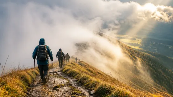 Trotz Nebel und Wind: Viele Wanderer erreichen Großen Speikkogel