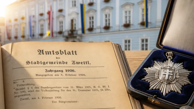 100 Jahre Amtsblatt: Personalernennung, hohe Auszeichnung und Ehrenbürgerschaft in Zwettl und Gerotten