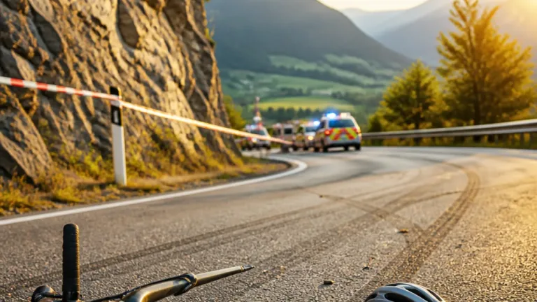 18‑jähriger Rennradfahrer auf Brandenberger Straße in Kramsach tödlich verunglückt