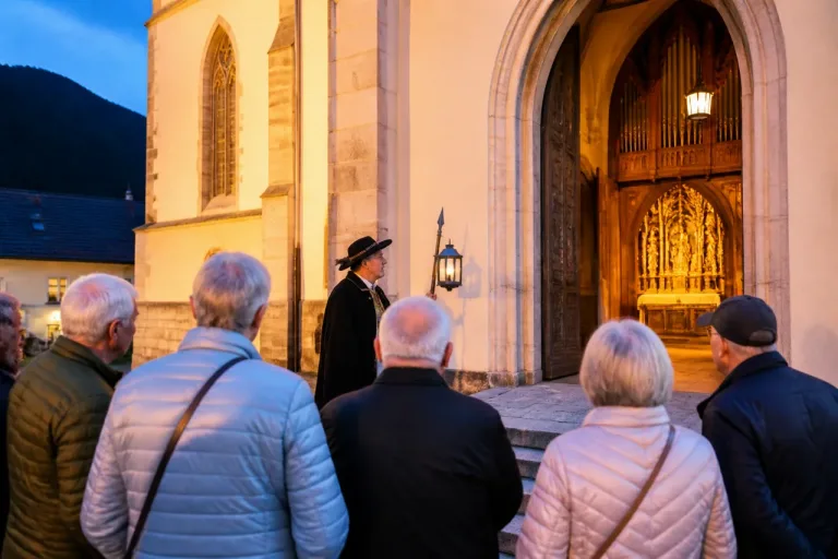 Nachtwächterführung in Hermagor: Ortsgeschichte, Kirche und ungewöhnliche Orgel im Zentrum