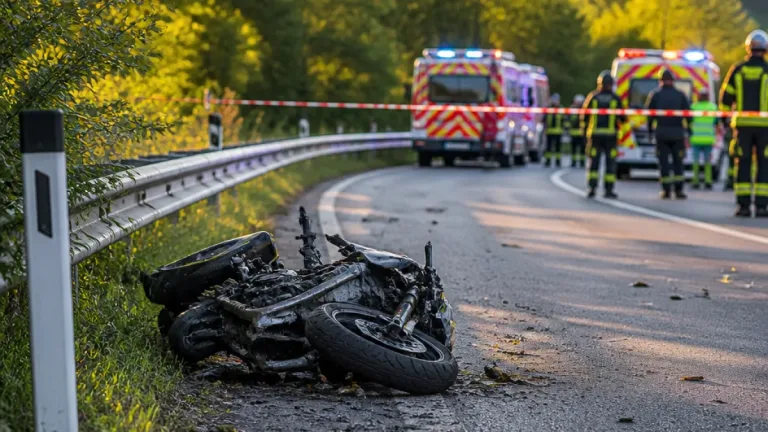 22‑Jähriger bei Motorradunfall auf B72 tödlich verunglückt