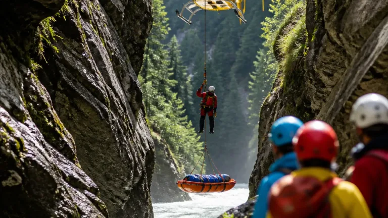 24-Jähriger nach Canyoning-Unfall in Auerklamm per Tau geborgen