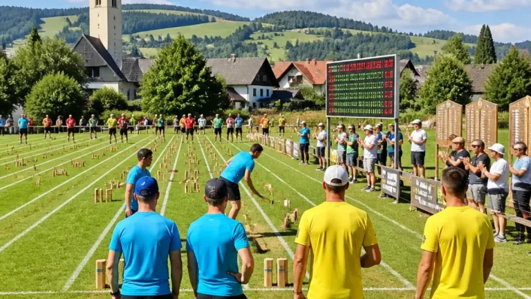 24 Teams kämpften in St. Veit um den Bezirks-Titel im Knitteln