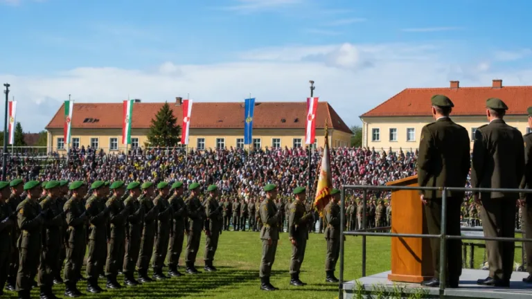 261 Grundwehrdiener in Güssing angelobt – Ministerin Tanner zu Gast