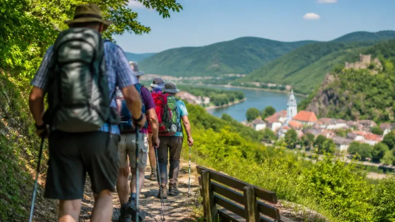 30 Seniorinnen und Senioren aus Reinsberg wandern den Vogelbergsteig in der Wachau