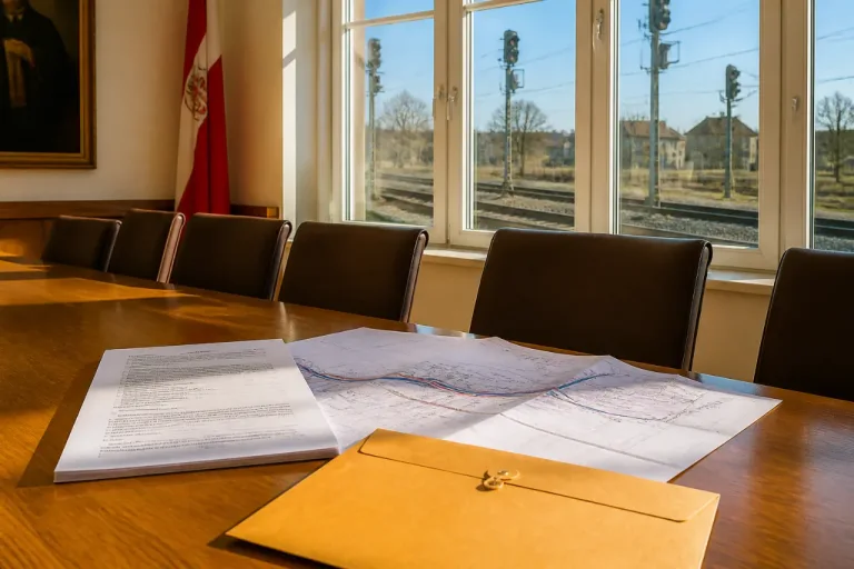 Hollabrunn fordert rascheren Ausbau der Nordwestbahn und sendet Resolution an Verkehrsminister