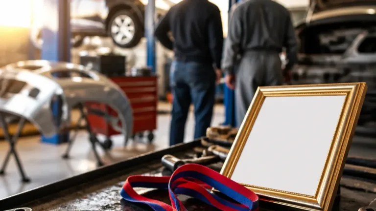 40 Jahre Betriebszugehörigkeit: Karosseriebauer bei Auto Kneisz mit Goldmedaille geehrt