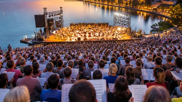 6.600 Menschen stimmen vor der Bregenzer Seebühne bei erstem „Singalong“ der Festspiele an