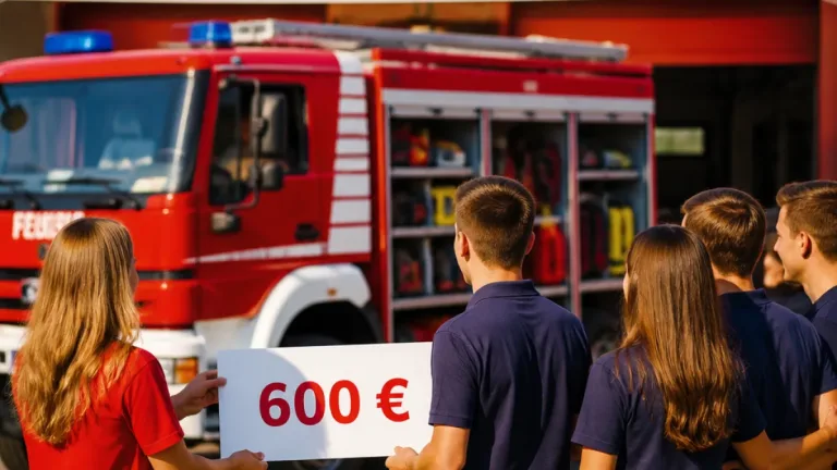 600-Euro-Spende sichert Mitwirkung beim Feuerwehrfest in Feldkirchen