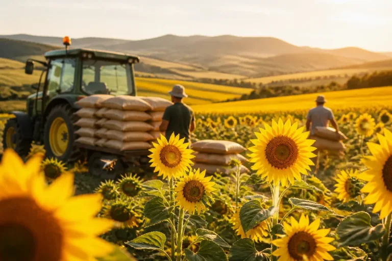 Sonnenblumen-Aktion des Bauernbundes bereichert Landschaft und fördert Artenvielfalt