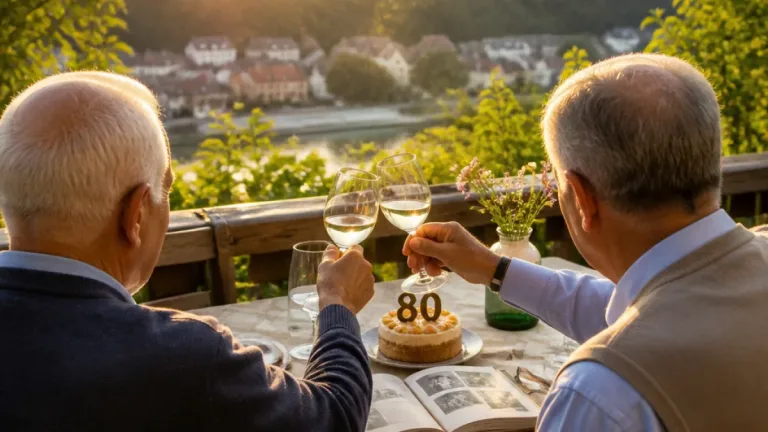 74 Jahre Freundschaft: Zwei Steyrer feierten gemeinsam ihren 80. Geburtstag