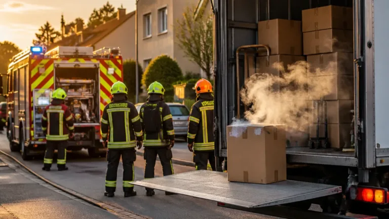 Akkus im Umzugs-Transport sorgen für Rauchentwicklung in Stadl-Paura