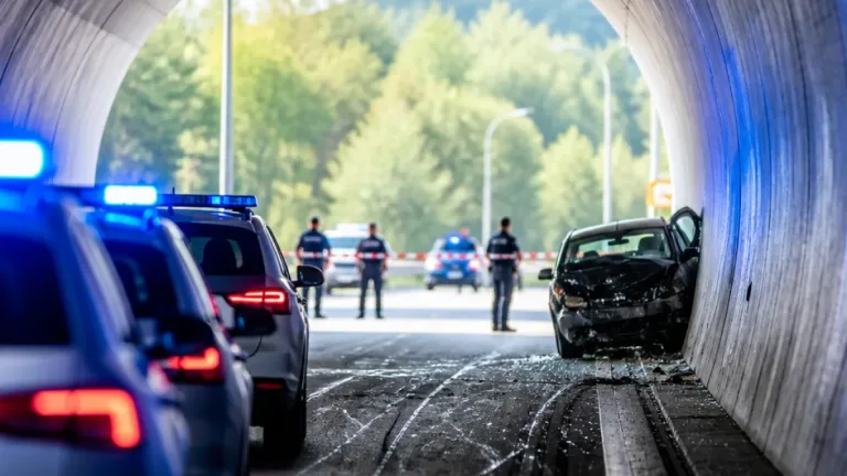 Alkoholfahrt mit bis zu 190 km/h endet nach Tunnelcrash: Festnahme in Freistadt