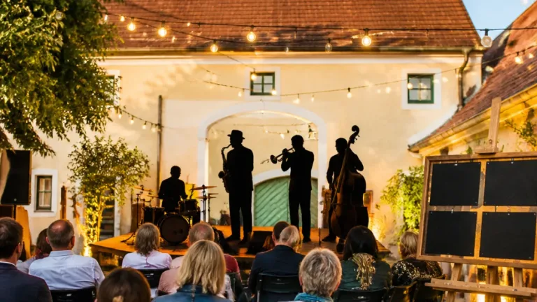 Amstetten: Summer-Events gestartet — Jazzabend im Innenhof des Distelberger