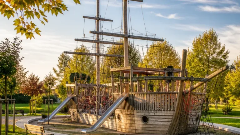 Ansfelden: 15-Meter-Spielschiff „Queen Mary“ soll im Kremspark vor Anker gehen