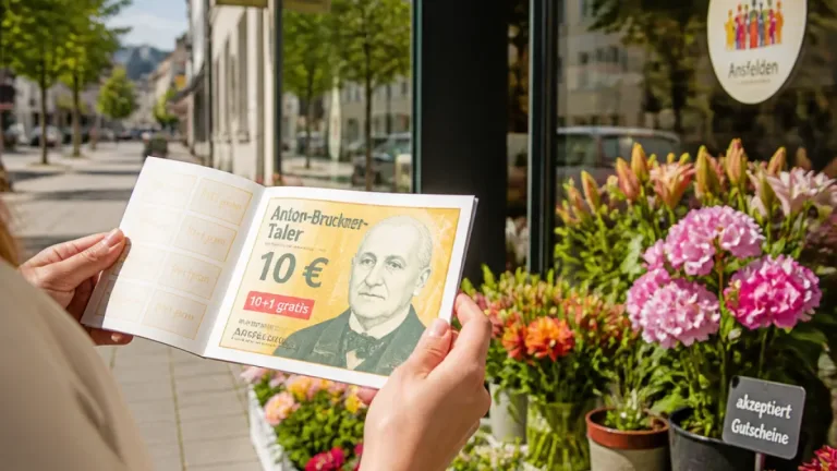 Ansfelden: Anton‑Bruckner‑Taler wird für mehr Betriebe geöffnet