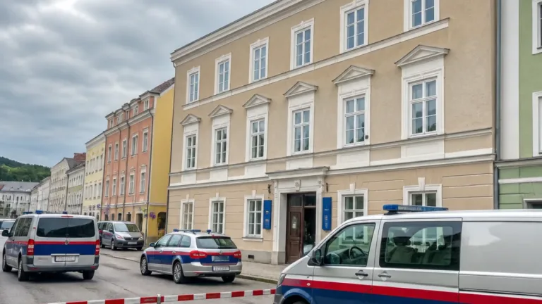 Aus Hitlers Geburtshaus wird Polizeizentrum: Neue Nutzung in Braunau eröffnet