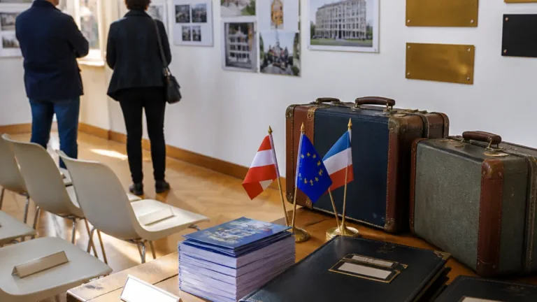 Ausstellung im Kunstraum Perg: Barbara Ungepflegt nimmt Städtepartnerschaft ins Visier