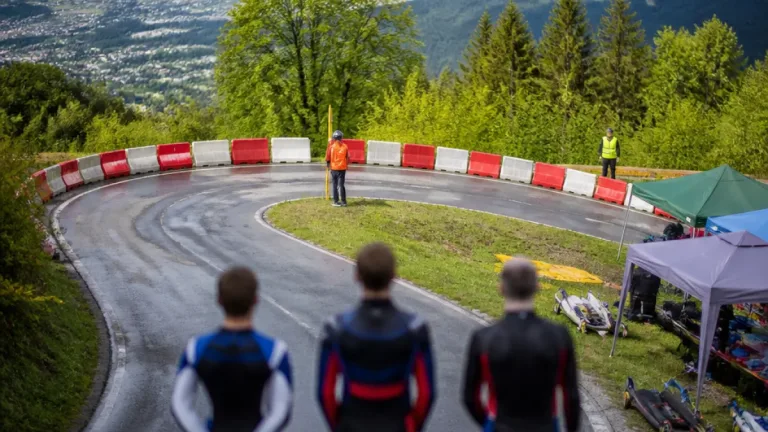 Austria-Cup Rollenrodeln in Bludenz: Schweizer Fahrer auf dem Podest – Nachwuchs überzeugt