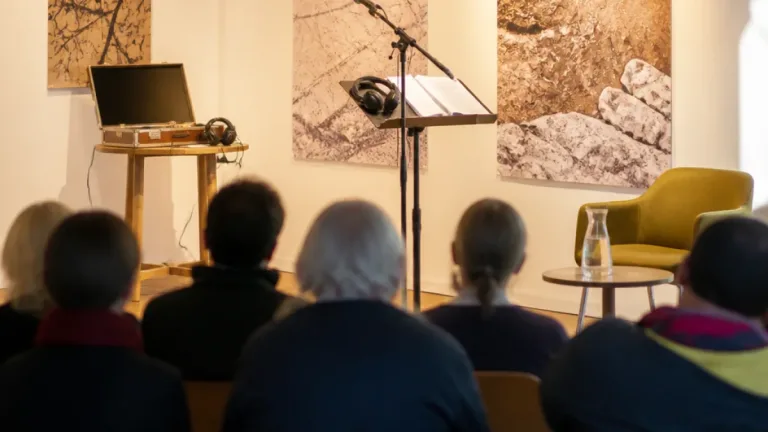Autoren der Schreibwerkstatt lesen im Kunsthaus Horn: Hörspiel, Flash Fiction und Romanklassen