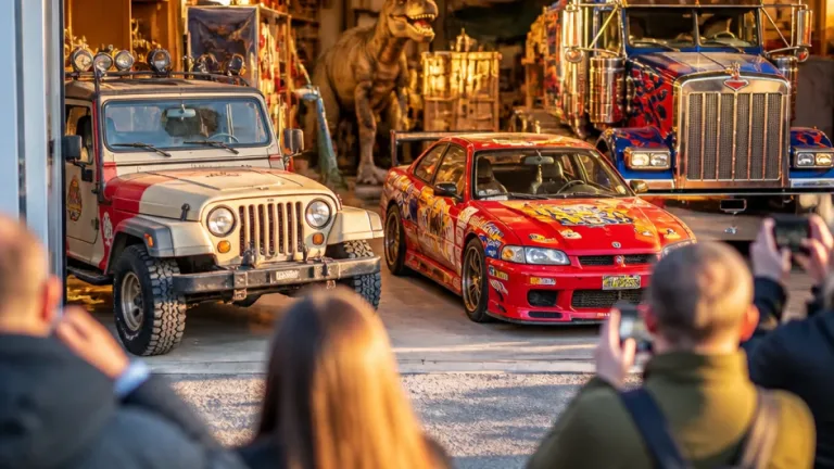 Autotreffen in Hollabrunn: Jurassic-Jeep und Filmklassiker in der Hollywood-Garage