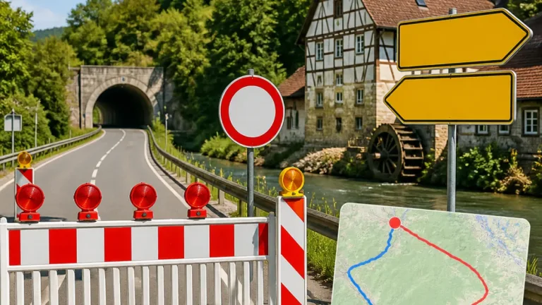 B 29-Sperre in Schwäbisch Gmünd: Ein Tag Umleitung und ein sechs Kilometer längerer Weg