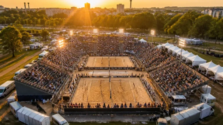 Beachvolleyball in der Rennbahn: Neustart für Elite16 auf der Horner Rennbahn