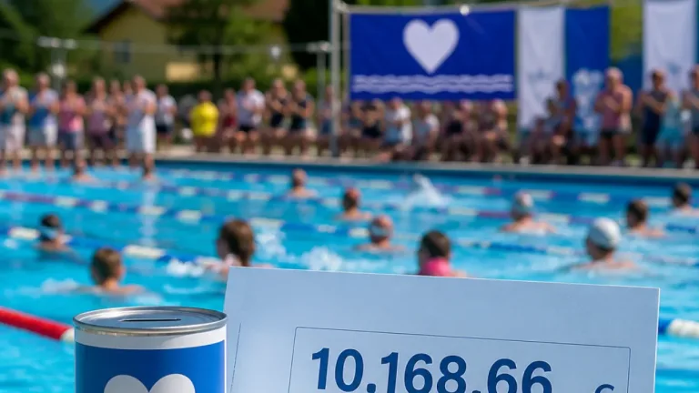 Benefizschwimmen in Liezen bringt über 10.000 Euro für kranken Buben
