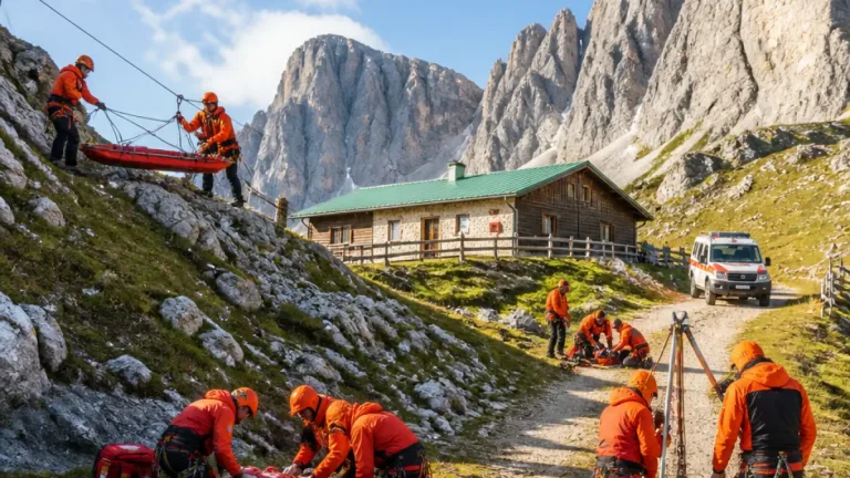 Bergrettung Kitzbühel übt am Wildanger: Vier Stationen, rund 35 Einsatzkräfte bereit für den Ernstfall
