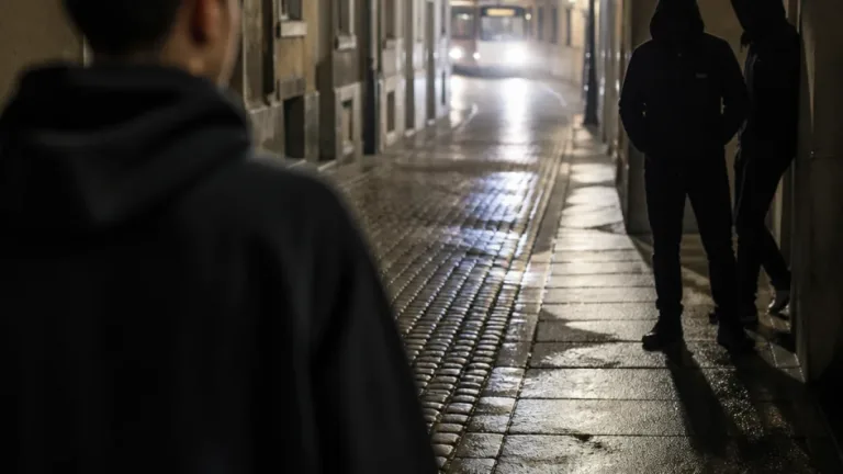 Bewaffneter Überfall in Flußgasse: 17‑Jähriger beraubt und zu Kampf gezwungen