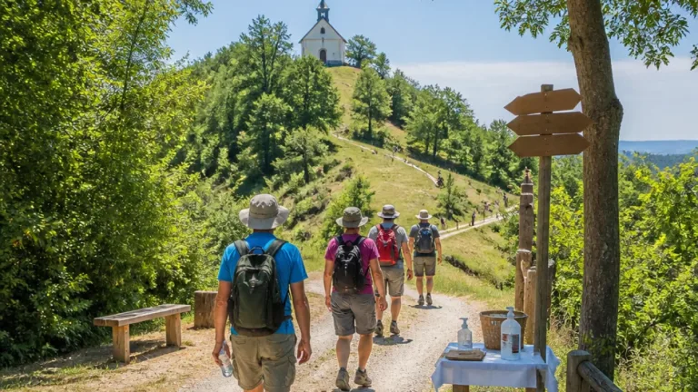 Bewegung und Gemeinschaft: Happy Walkers trotzen Hitze bei Marsch zur Hubertuskapelle