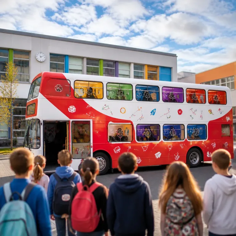 Mobiles Finanztraining für Schulen: FLiP2Go‑Bus macht Station in Duisburg