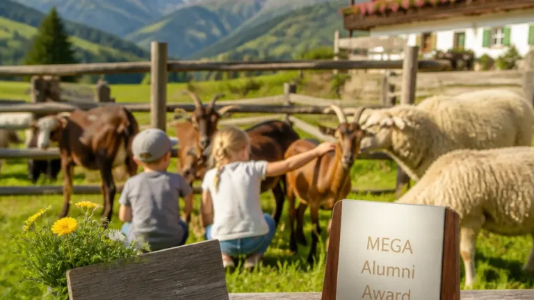 Bio-Bauernhof „Wald am See“ aus Kitzbühel erhält MEGA Bildungsaward