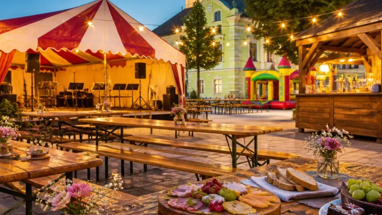 Blasmusik Bruck lädt zum Musi'Heuriger am Hauptplatz: Live-Musik, Heurigenspezialitäten und Kinderprogramm