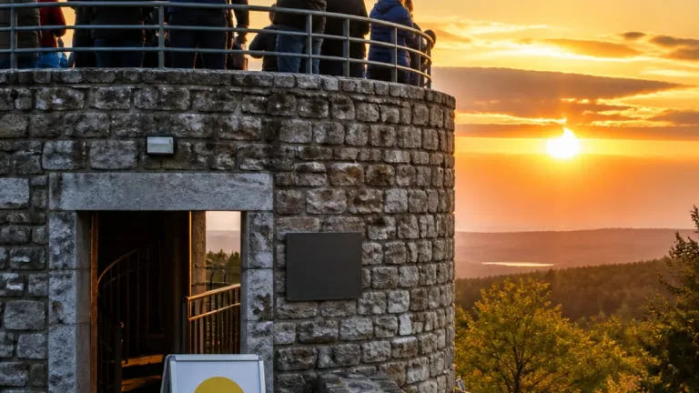 Blockheideturm in Gmünd bei partieller Sonnenfinsternis ab 19 Uhr geöffnet
