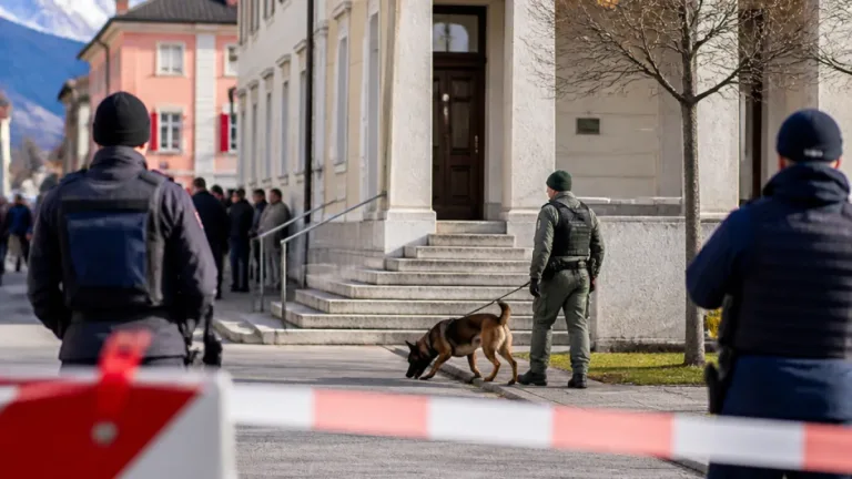 Bombendrohung gegen Bezirkshauptmannschaft Imst löst groß angelegten Polizeieinsatz aus