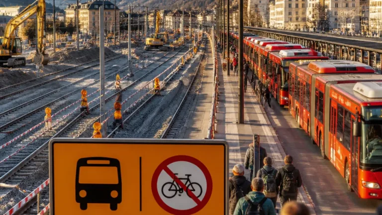 Brennerstrecke: Ersatzverkehr zwischen Innsbruck und Brenner bis 1. August — Fernzüge entfallen