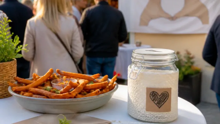 Charity-Aktion bei Afterwork: Sweet Potato Fries bringen Spende für Verein „Väter für Recht“