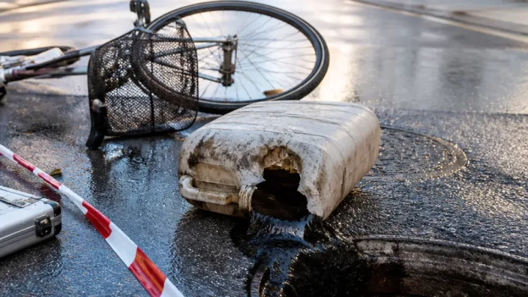 Chemikalien-Unfall beim Velo in Baden: Vier Liter liefen in die Kanalisation