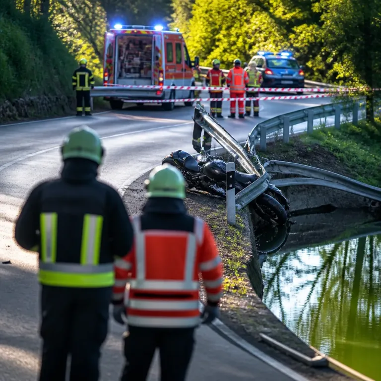 55‑Jähriger bei Motorradsturz auf Seebergstraße tödlich verunglückt