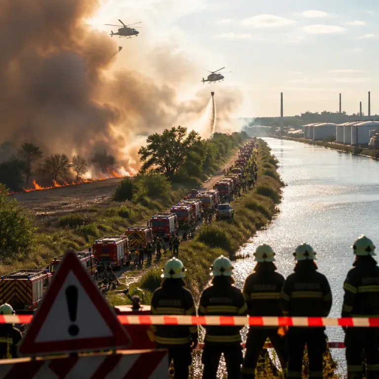 Vegetationsbrand in der Lobau: Rund 18 Hektar betroffen, Großeinsatz mit Luftunterstützung