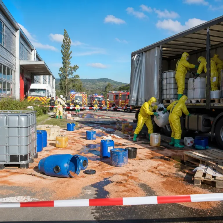 Gefahrgut-Austritt in Lannach: Betrieb evakuiert, umfangreiche Reinigungsarbeiten